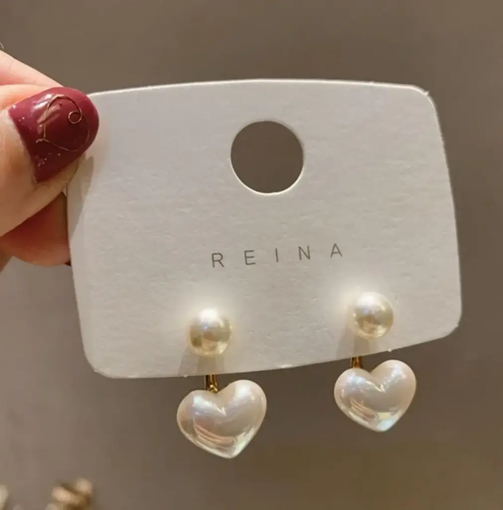 Pearl Charm Earrings