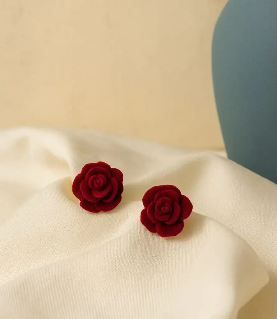 Rose Charm Earrings